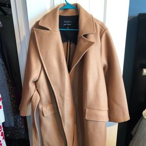 Eloquii Camel wool coat